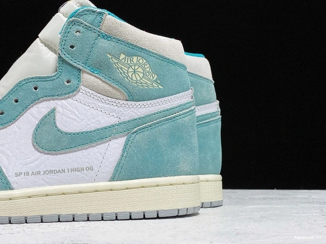OG Jordan Retro High 1 Air 555088-311 Green Turbo 0727